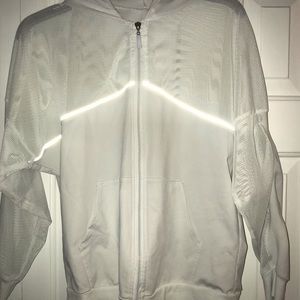 White Sports Jacket from Fashion nova